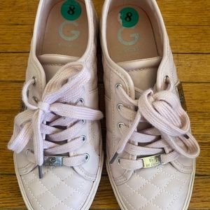 Guess pink tennis shoes